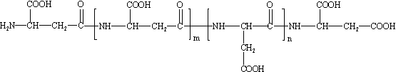 聚天冬氨酸（钠）PASP 结构式