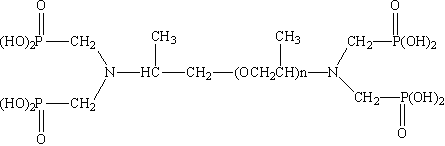 多氨基多醚基甲叉膦酸（PAPEMP）结构式